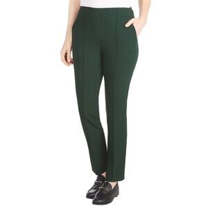 NWT Hilary Radley High Rise Tummy Control Pintuck Pull-On Slim Dress Pants